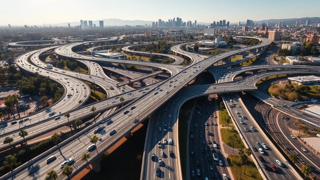 traffic chaos in los angeles